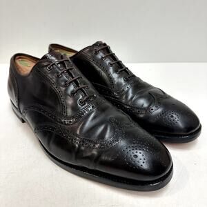 FULLY RESOLED Alden x Brooks Brothers Color 8 Shell Cordovan Oxford Wingtip 12 D